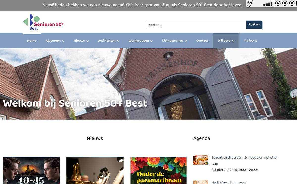 Senioren 50+ Best - voorheen KBO Best